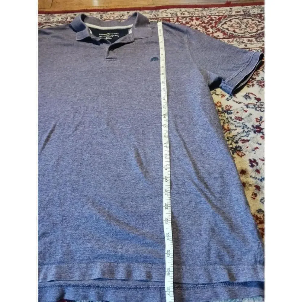 Banana Republic Men's Large Purple Pique Polo Shirt